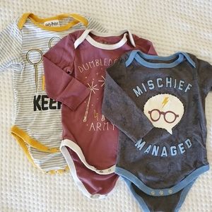 Harry Potter Long Sleeve Bodysuits